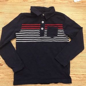 Boys Collared Long Sleeved Shirt